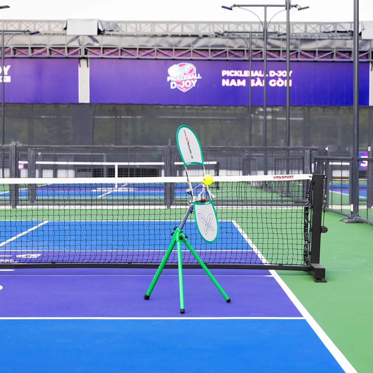 thiết bị tập topspin pickleball xanh lá